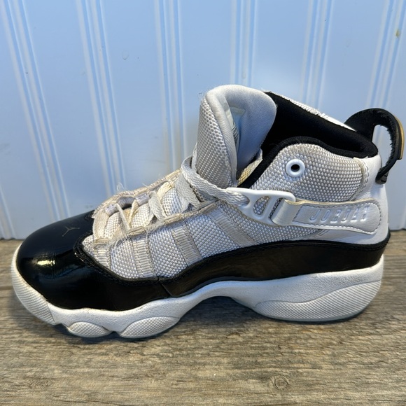 Jordan 6 Rings Defining Moments PS White/Black/Gold Basketball Sneakers. - Picture 11 of 12